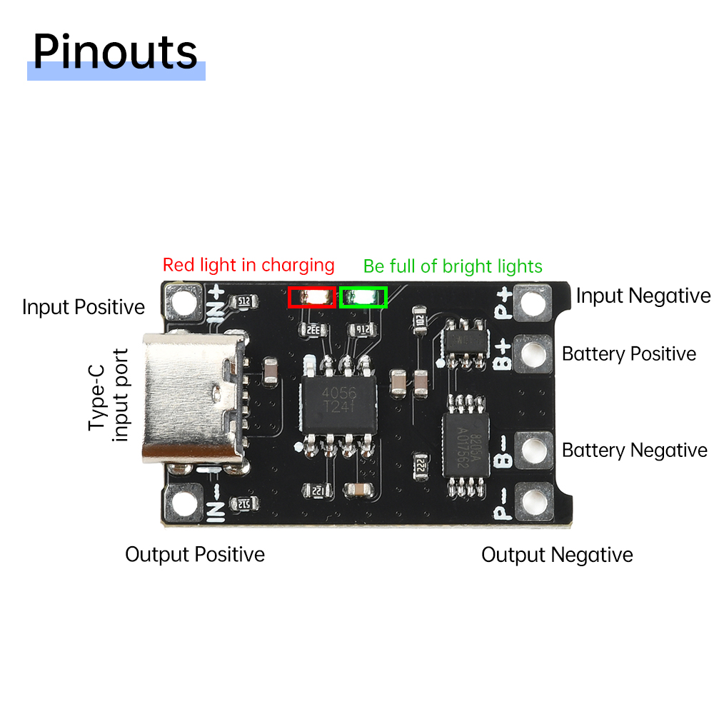 Li Ion Charger Module - 5 pezzi Modulo di Ricarica per