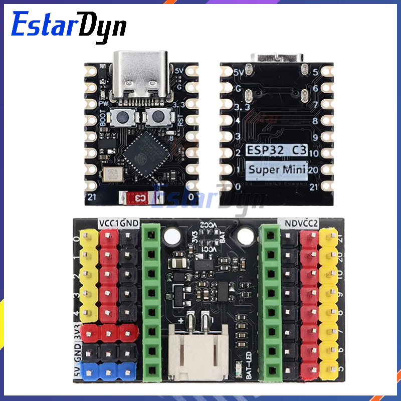 Breadboard 400 Point - Scheda di sviluppo Estardyn ESP32-C3 MINI
