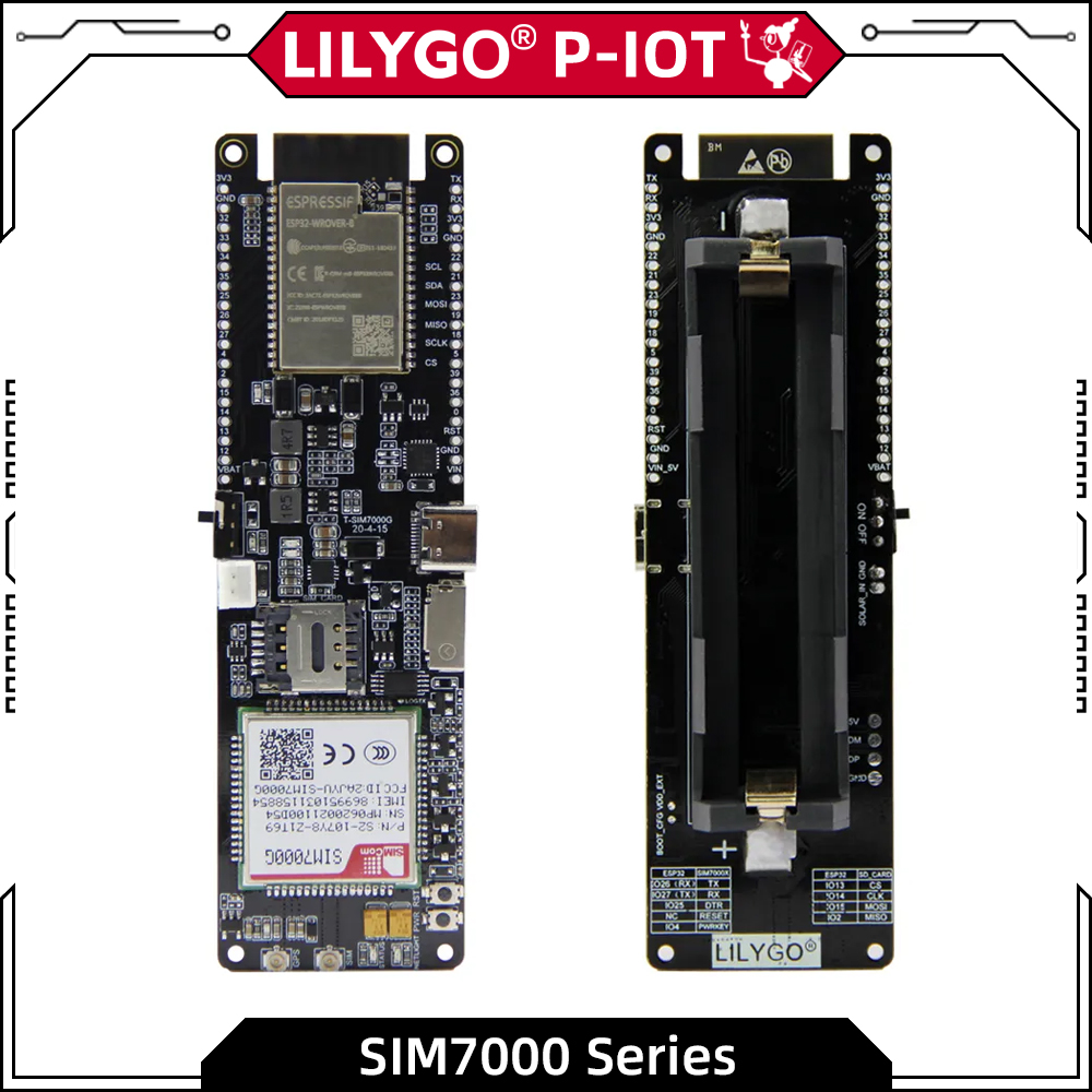 Esp32 Battery Holder Lipo - LILYGO® TTGO T-SIM7000G ESP32 scheda di