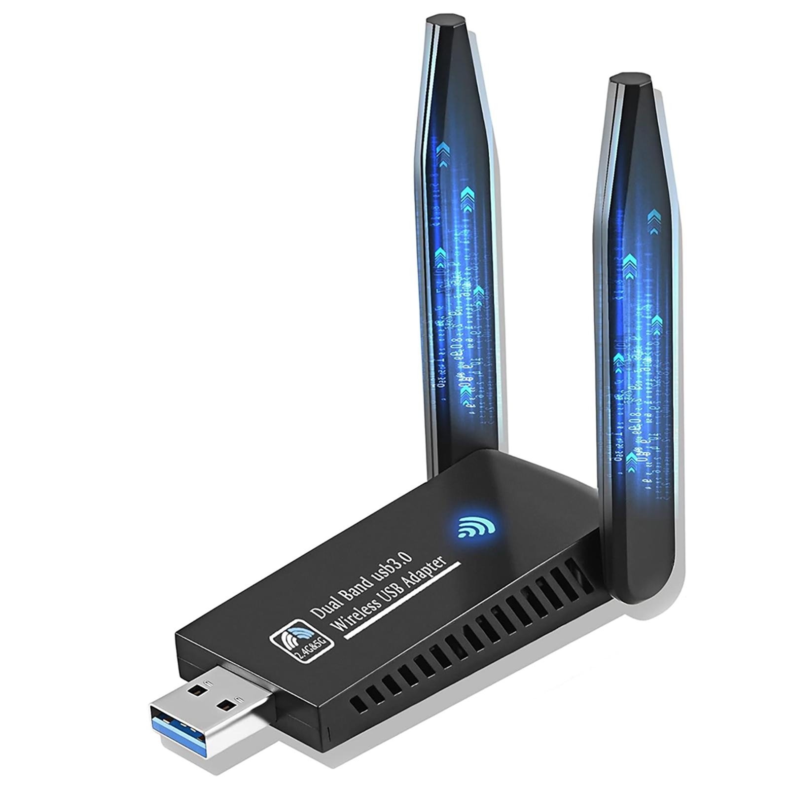 Antenna 2.4Ghz - Adattatore WiFi USB 1300Mbps Dual Band