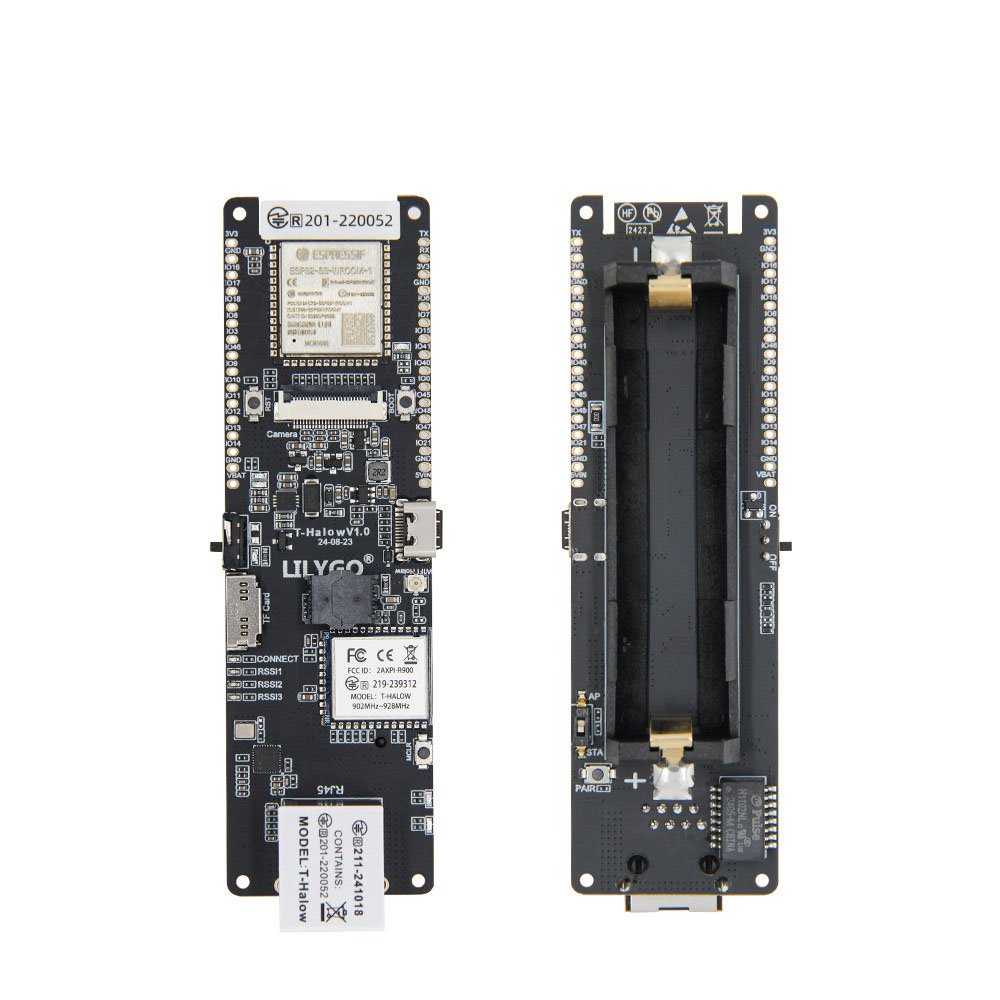 Esp32 Battery Holder Lipo - Scheda di sviluppo LILYGO T-Halow ESP32-S3