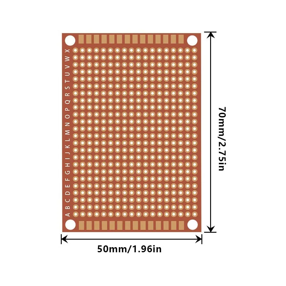 Perfboard - 10/20 Pz 5x7 cm Rame Perfboard