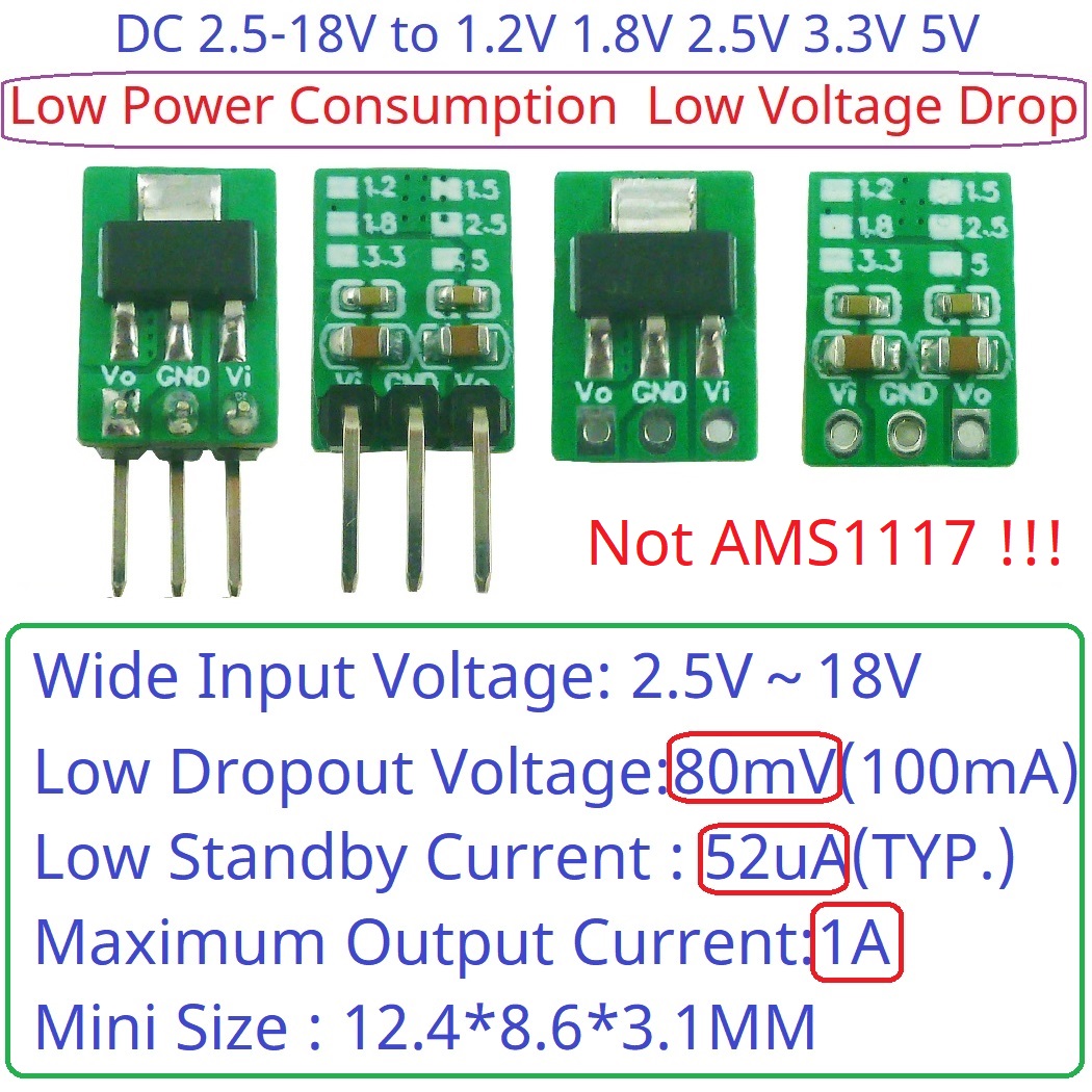 Esp32 Step Down Buck - Modulo LDO Step-Down Tiny Out 1A