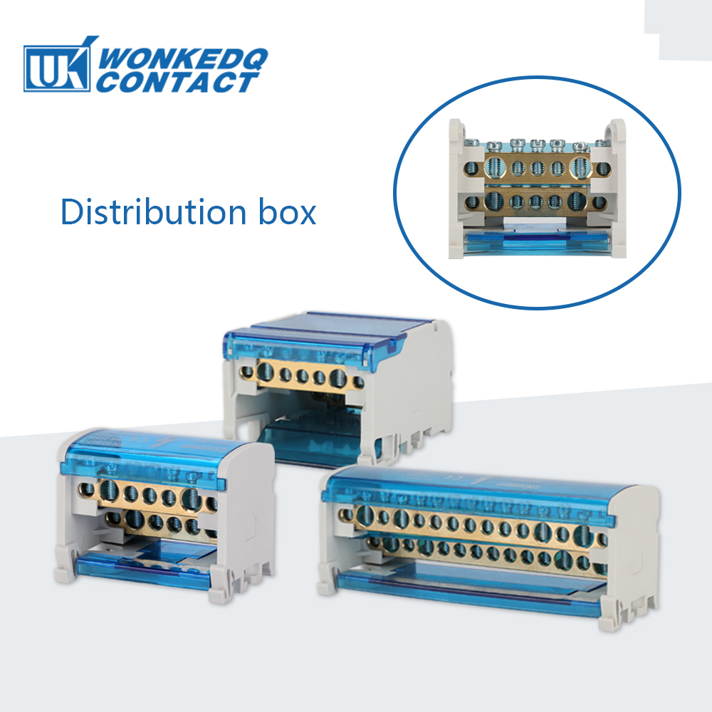 Screw Terminal Block - Morsettiera su guida Din WKH-207/211/215/407/411/415 Blocco