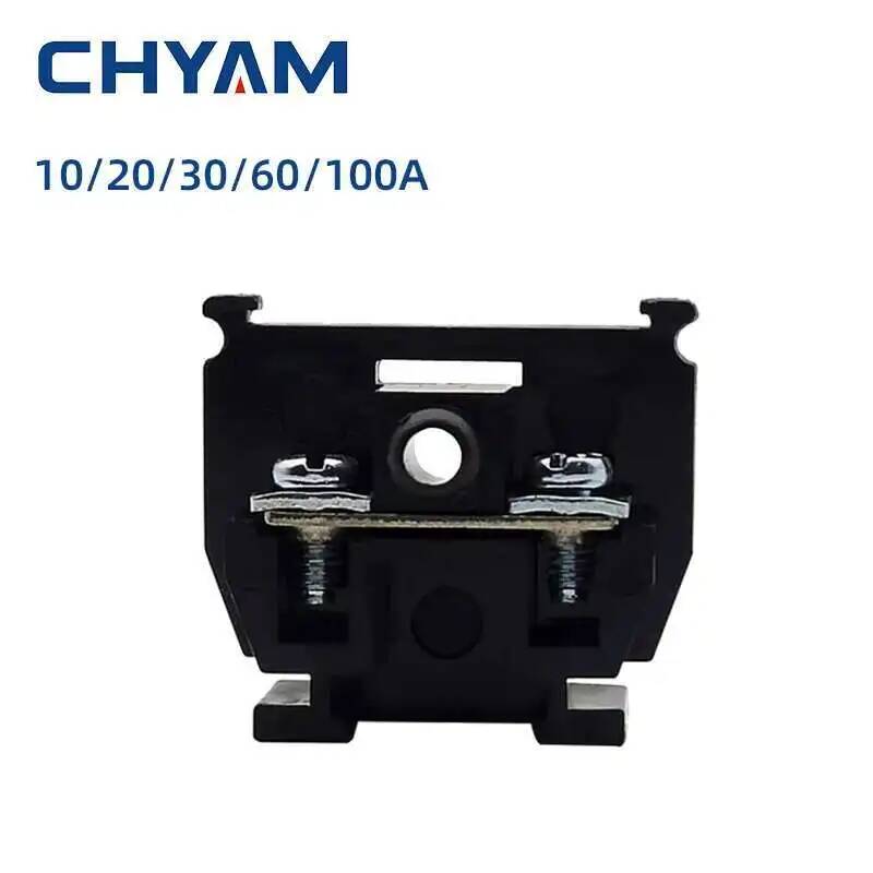 Screw Terminal Block - Morsettiera nera TBC 10/20/30/60/100A 600V Connessione