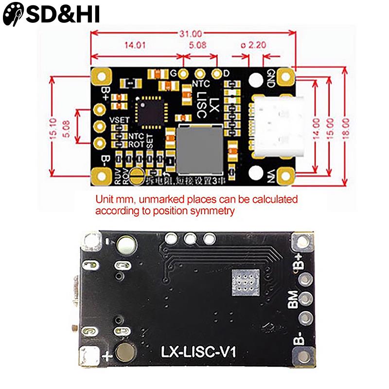 1pc Type-C 2S 3S 8.4V 12.6V St - Li Ion Charger Module recensione e prezzo