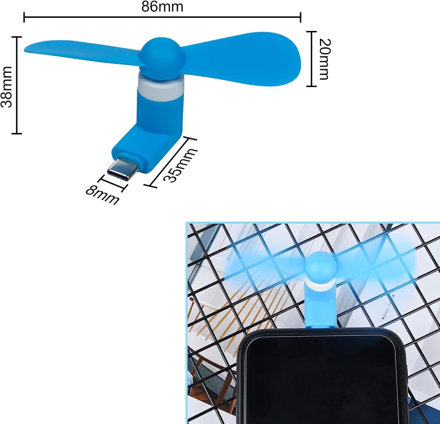 4/2/1 Pezzi Mini Ventilatore P - Micro Usb Cable recensione e prezzo