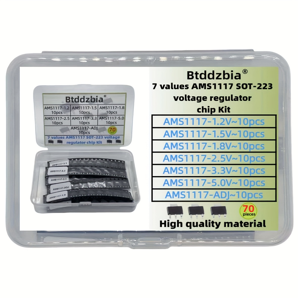 Kit da 70 pezzi Kit regolatore - Ams1117 Module recensione e prezzo