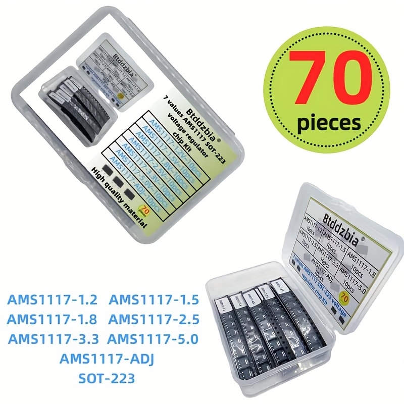 Kit da 70 pezzi Kit regolatore - Ams1117 Module recensione e prezzo