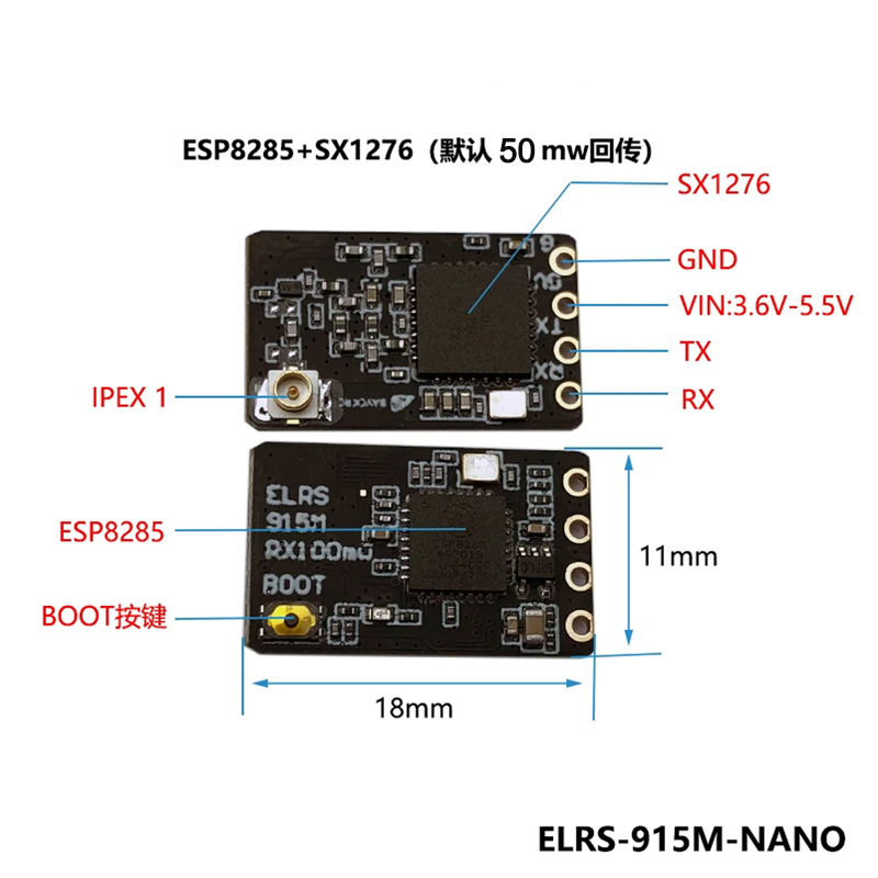 Ricevitore BAYCK ELRS 900MHz 9 - Ipex Connector recensione e prezzo