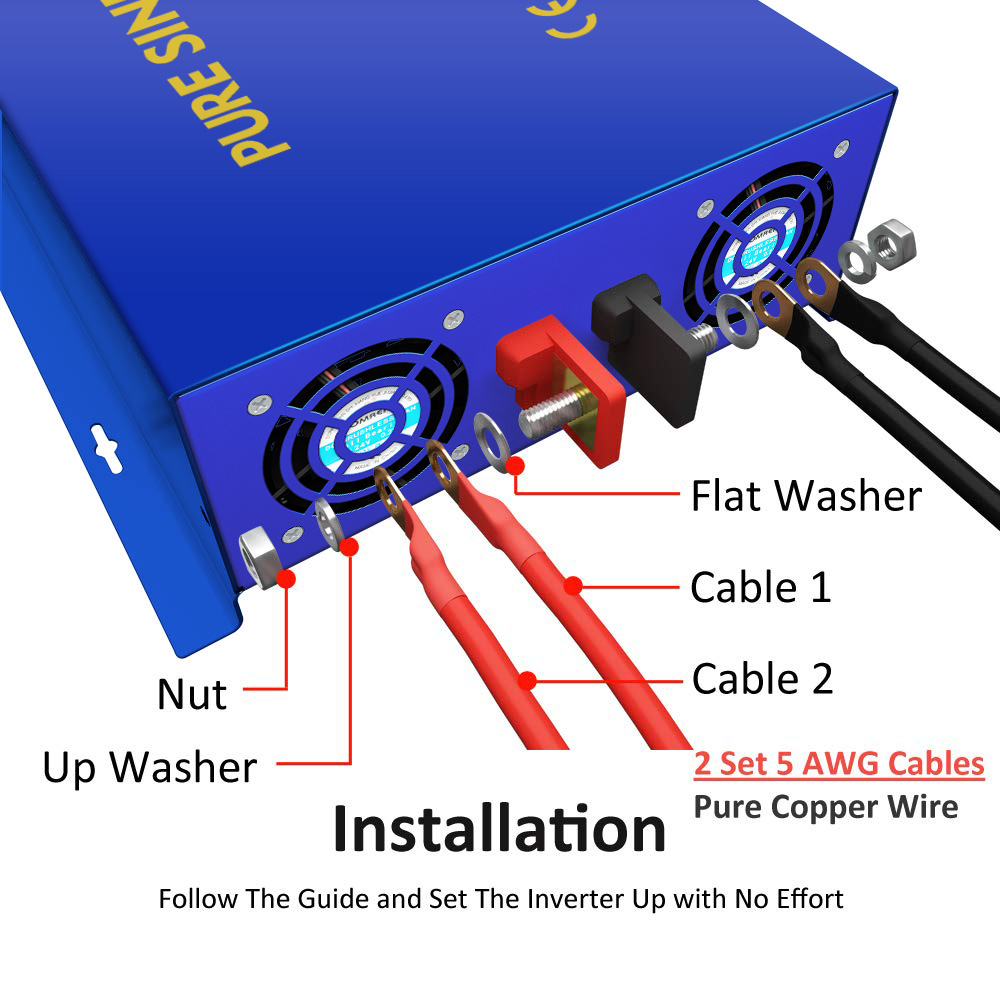 Inverter WZRELB 3000W per Auto - Dc Dc Converter recensione e prezzo
