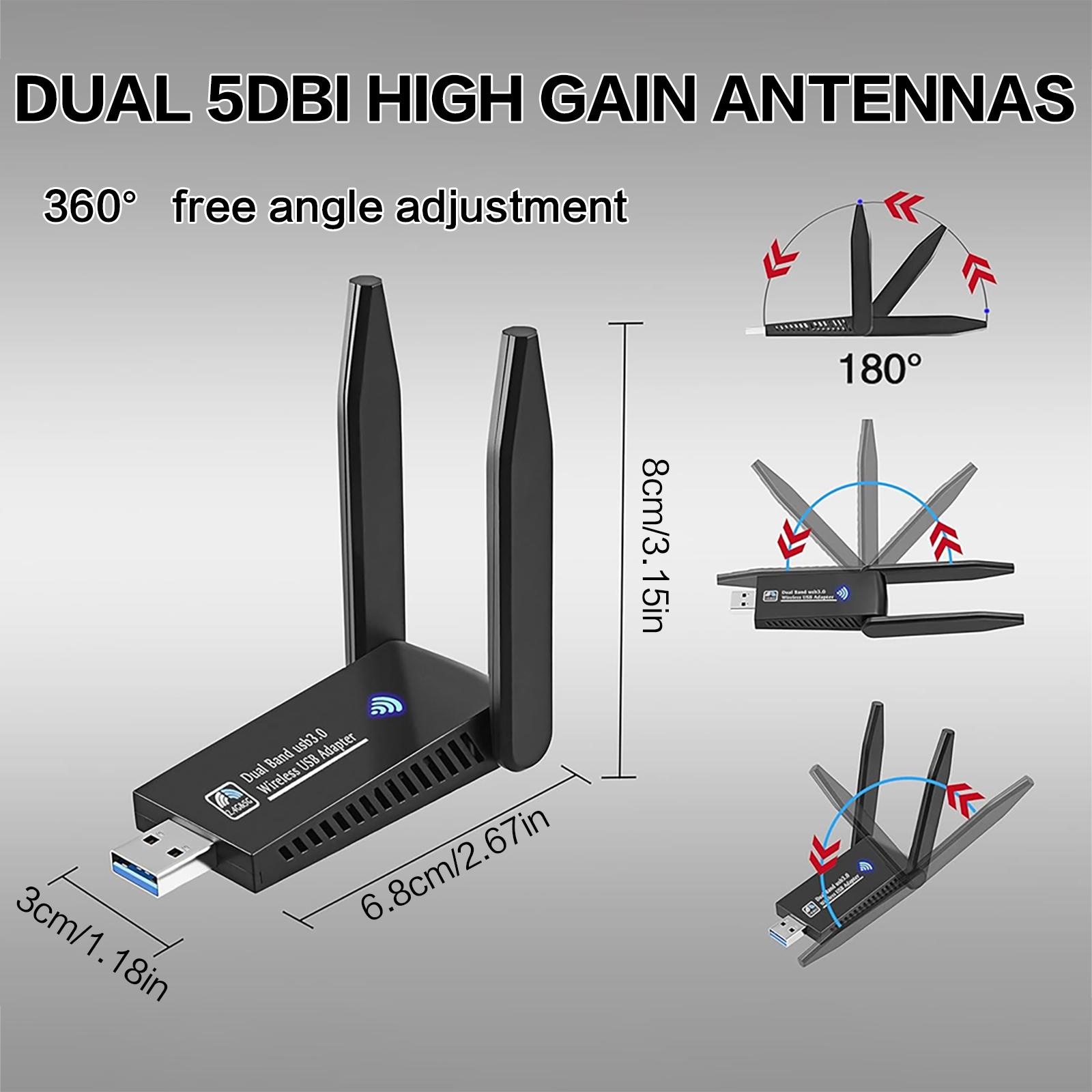 Adattatore WiFi USB 1300Mbps D - Antenna 2.4Ghz recensione e prezzo