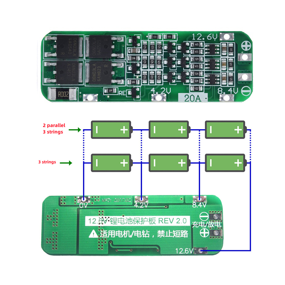 3S 20A Li-Ion Batteria Al Liti - Li Ion Charger Module recensione e prezzo