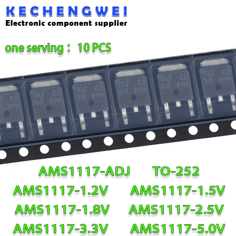 10 Pz/lotto AMS1117CD-ADJ AMS1 - Ams1117 Module recensione e prezzo