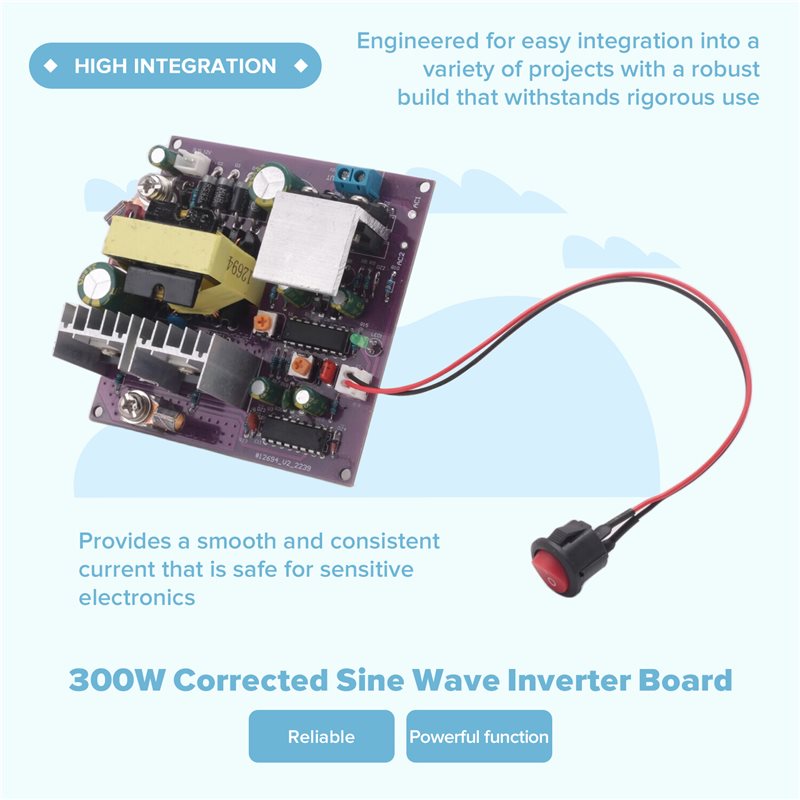 Scheda Inverter a Onda Sinusoi - Boost Converter recensione e prezzo