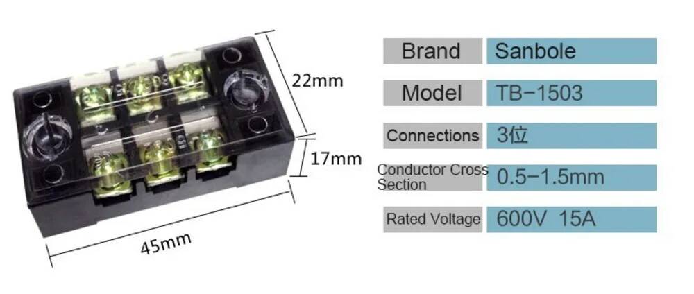 10 pz. Morsettiera a vite a do - Screw Terminal Block recensione e prezzo