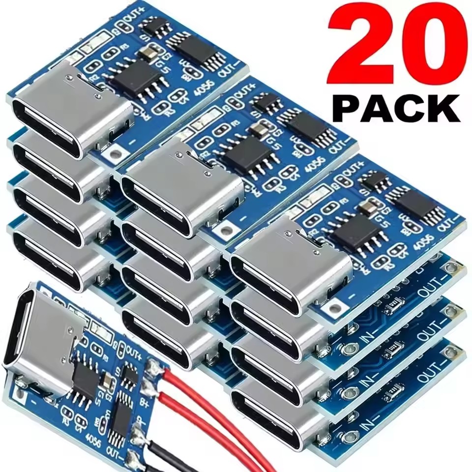 Moduli di ricarica USB Type-C  - Tp4056 Module recensione e prezzo
