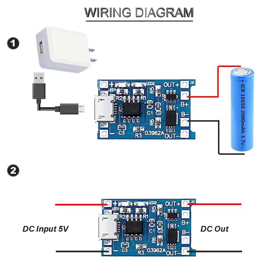 Moduli di ricarica USB Type-C  - Tp4056 Module recensione e prezzo